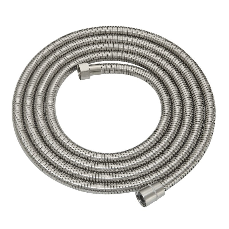 RUMOSE 118 inches Shower Hose Shower Head Extension Tube Extra Long Stainless Steel Shower Hose Attachment Flexible Handheld Shower Sprayer Hose Brushed Nickel