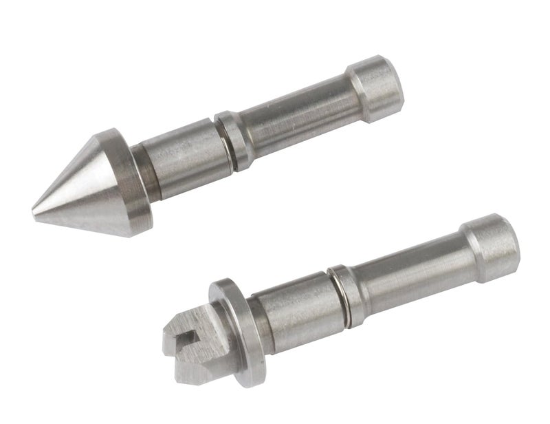 Mitutoyo 126803 AnvilSpindle Screw Thread Micrometer Tip Set 60 Deg Threads 1424 TPI1175mm
