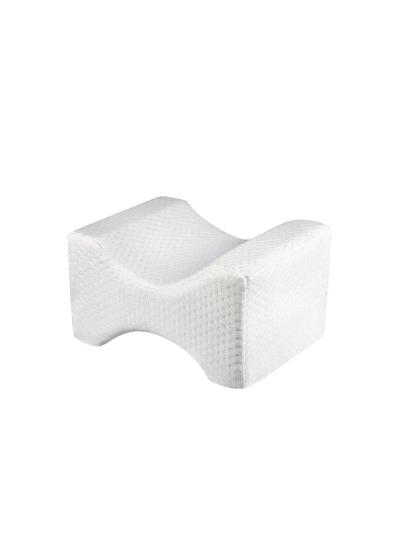 وسادة ركبة من إسفنج الذاكرة العظمي لمن ينامون على جانبهم - وسادة لدعم الساق والورك والظهر - Image 1