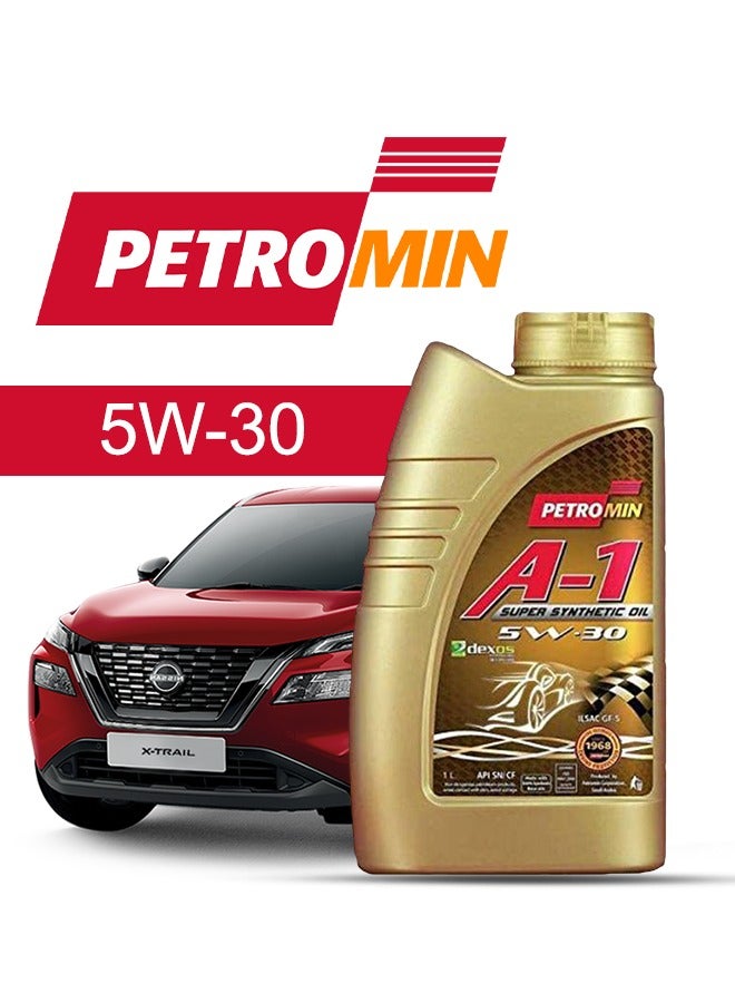 Petromin Engine Oil – For NISSAN X  2024 - 2011, 5 Liter,  Petromin - 5w30 Petromin - With Engine Oil Filter -  2011 2012 2013 2014 2015 2016 2017 2018 2019 2020 2021 2022 2023 2024