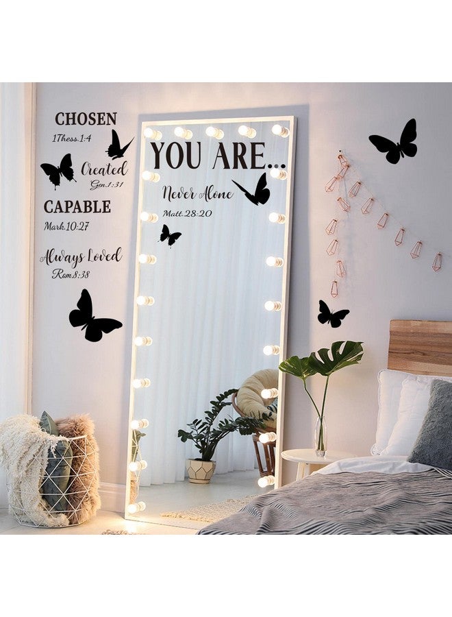 Chinco Black Girl Wall Stickers Inspirational Quote Wall Decal For Girls Bedroom Room Decor African American Motivational Saying Positive Sticker Teens Girl Bedroom Wall Art Women Wall Decals (Elegant Style) - Image 4
