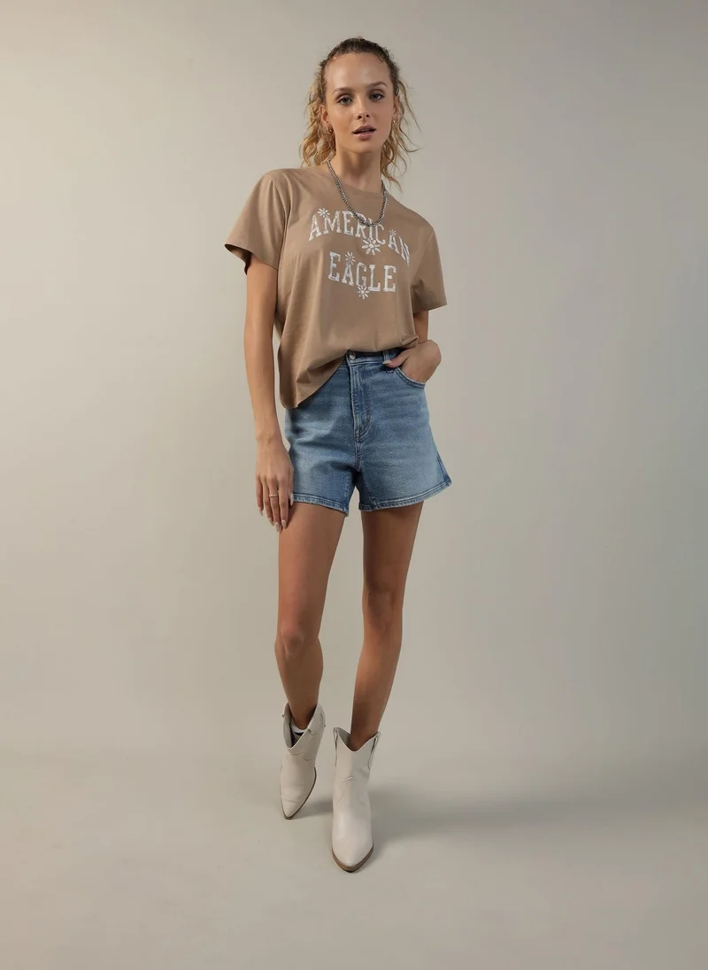 American Eagle Printed Short Sleeve T-Shirt