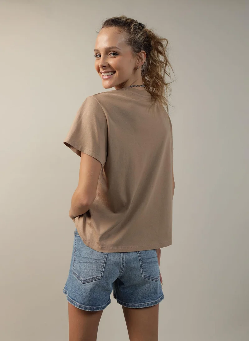 American Eagle Printed Short Sleeve T-Shirt