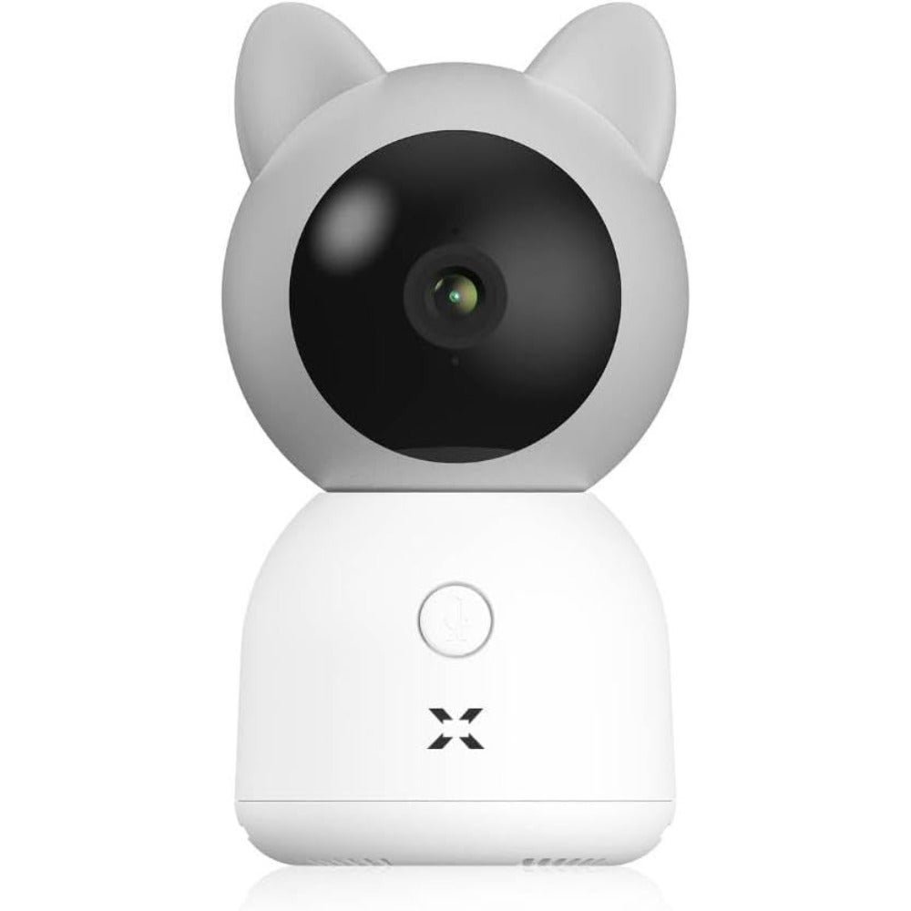 , Smart Baby Camera, Sound Cry Detection, Auto Tracking with Feeding Reminder, High Definition Image, White