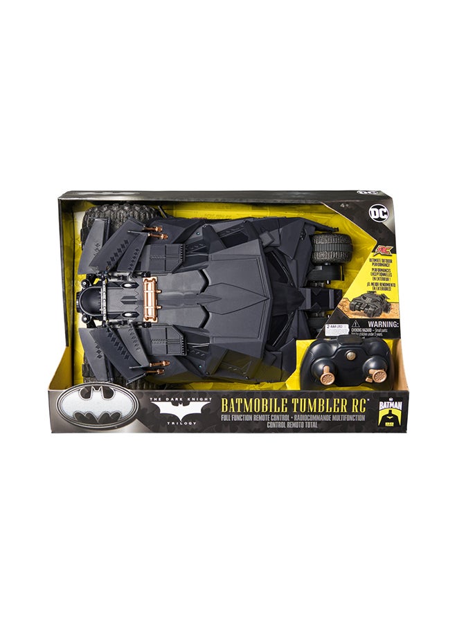 SPIN MASTER باتمان، سيارة باتموبيل الرسمية عن بعد، مقياس 1:15، إصدار الذكرى 85 لثلاثية فارس الظلام، سيارة باتمان القابلة للجمع للأطفال للأولاد والبنات من عمر 4 سنوات وما فوق - Image 2