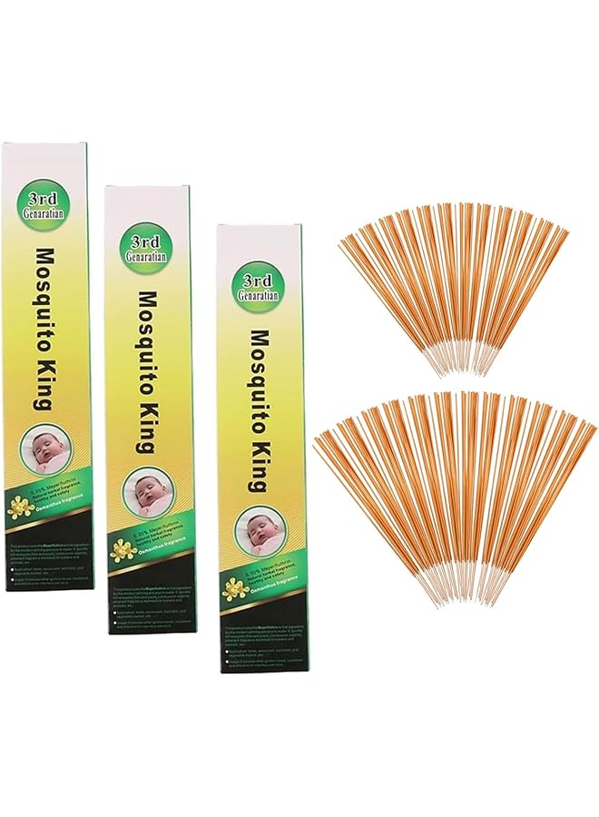 erorex 3×Mosquito Repellent Incense（30Pcs） Sticks Effective Mosquito Repellent Made With Natural Ingredients Ideal For Various Outdoor Activities - Image 2