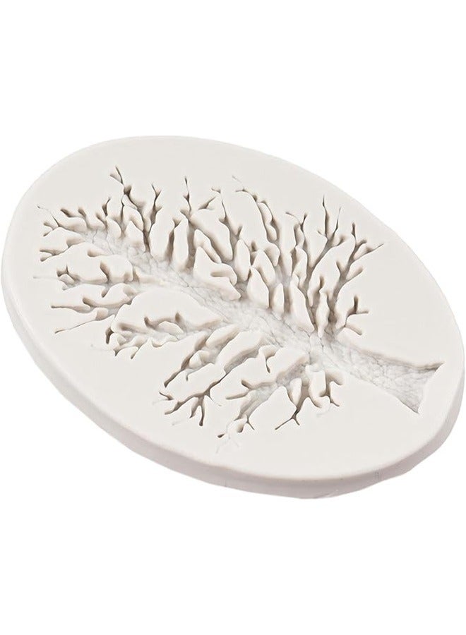 Tree Cake Silicone Mold ，Tree Silicone Molds Withered Tree Fondant Mold  Tree Molds for Cake Decoration Candy Chocolate Cupcake Topper Polymer Clay Gum Paste - Image 2