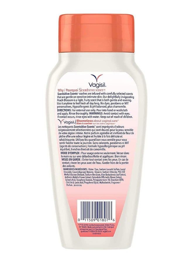Vagisil Scentsitive Scent Daily Intimate Wash Peach Blossom 354ml - Image 2