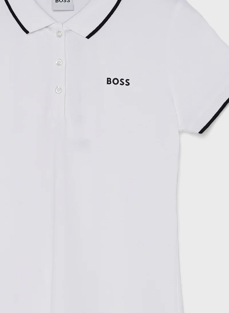 BOSS Polo Collar Dress