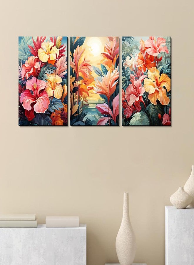 HOTHOUSE Modern Wall Art MDF Panel Painting for Wall Decoration | Wall Paintings for Living Room, - Room Wall Décor | Room Wall Panels For Home Decoration Wall Art Mdf | Matt Laminated and Double Sided tape Inside the Box , (Art 4, 9x12 inch, Unframed) - Image 3