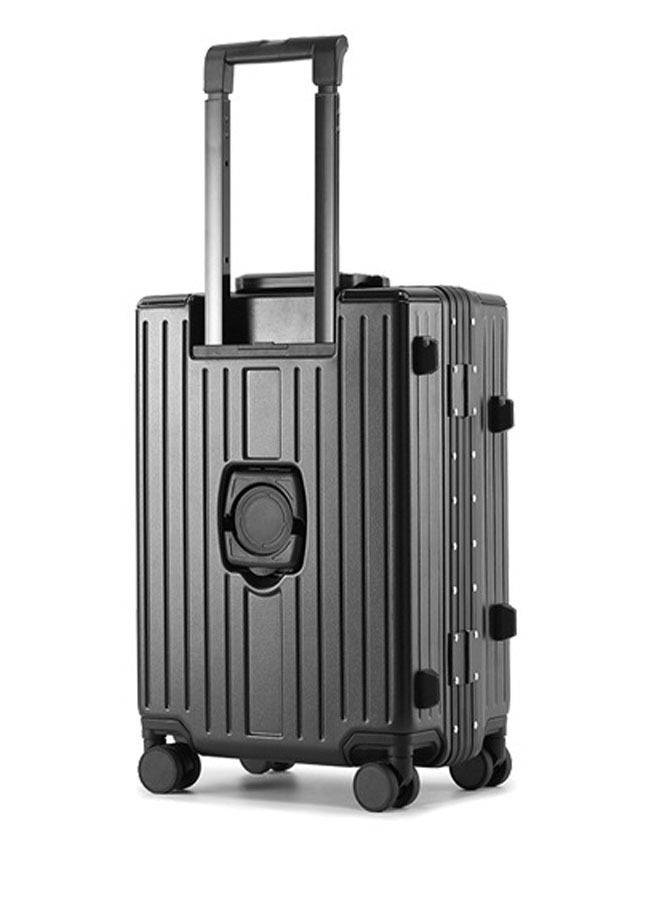 NKX Premium Expandable Aluminum Frame ABS and PC Suitcase With USB Charging Port and C type 24 Inch - Image 5