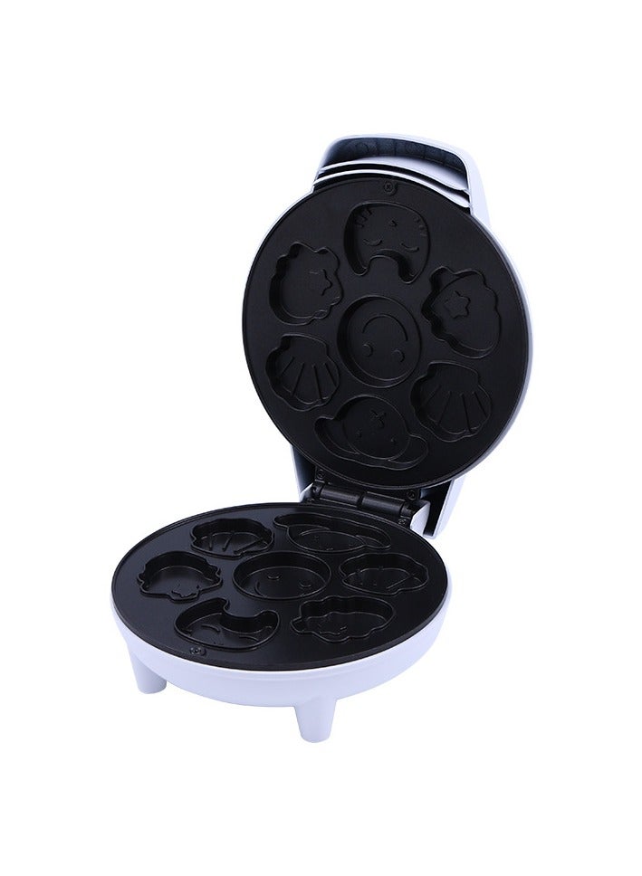 عام جهاز تحضير الفطور مع مقلاة إلكترونية مزدوجة التسخين تعمل بشكل كامل تلقائي منزلي متعدد الوظائف صانع وافل من الرسوم المتحركة جهاز كيك. - Image 3