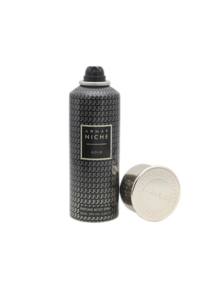Armaf Gold Body Spray For Women 200ml  - Image 2