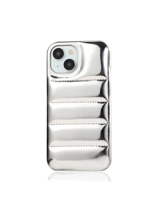 اس-توب جراب هاتف شامل من Laser Aurora Down Jacket لهاتف iPhone 15 - Image 1