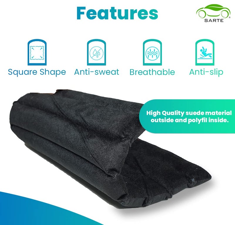 SARTE ZedCar Seat Cushion with Soft Velvet Padded Cushion Comfort for Driving Multiple Use in Car, Office, Home etc. - Image 5
