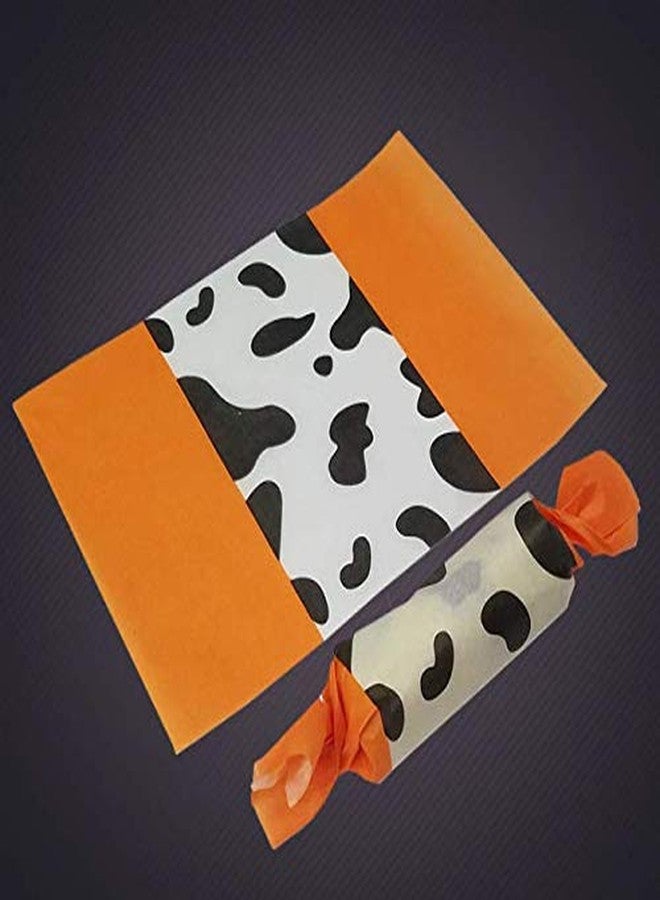 Aeyistry 150 Pcs Candy Wrappers Three Colors Lovely Printed Wax Paper Baking Nougat Candy Wrapping Paper, Chocolate Candy Wrappers for Homemade Wedding Birthday Candy Packaging(Green,Pink,Orange) - Image 5