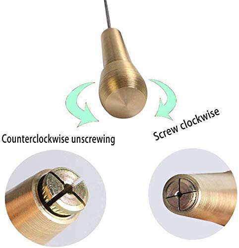 ELEPHANTBOAT® Copper Handle Stitcher with 3 Needles Sewing Awl Hand Stitcher Shoe Repair Tool for Canvas Leather Needle Thread Inserter - Image 3