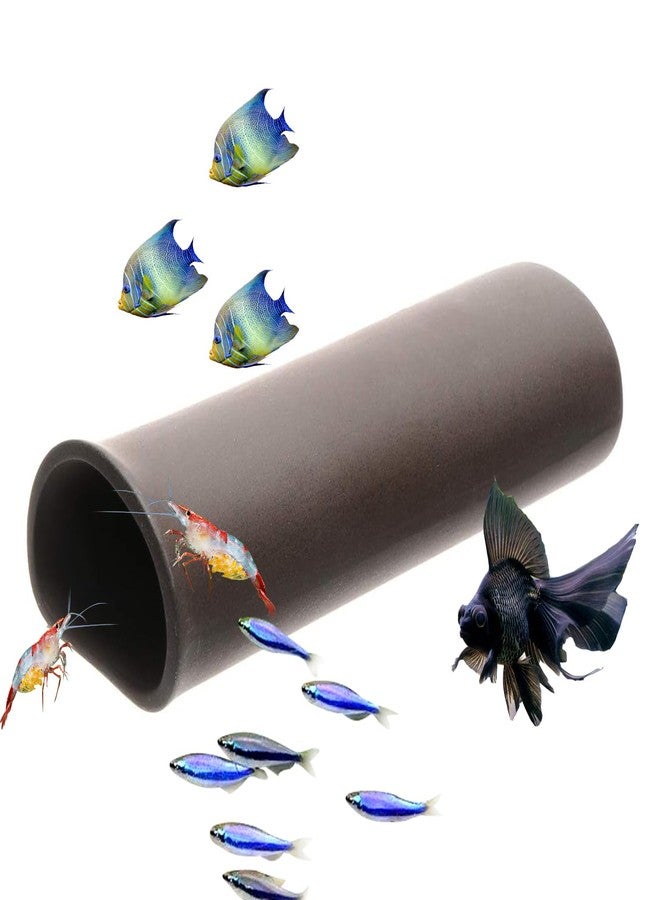 Saim Aquarium Pleco Cave Decorations, 5.3 Inches Spawning Shelter Breeding Hideout Ornament Fish Tank Accessories for Fish Ornament Hideaway - Brown - Image 1