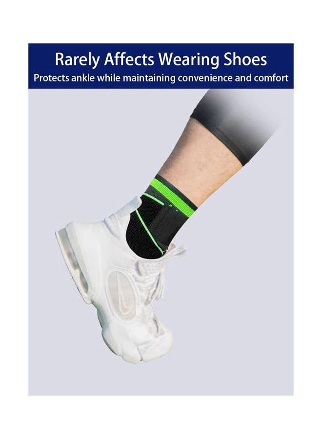 FRISKY Ankle Braces for Men & Women, 2 pcs Ankle Compression Sleeve Plantar Fasciitis Brace Plantar Fasciitis Relief, Arch Support Socks Ankle Sleeve Ankle Brace for Sprained Ankle L - Image 4