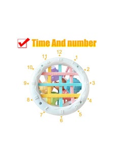 Generic Colorful Shape Blocks Sorting Game Baby Montessori Learning Educational Toys For Children (Round)  - Image 5