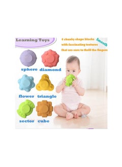 Generic Colorful Shape Blocks Sorting Game Baby Montessori Learning Educational Toys For Children (Round)  - Image 2
