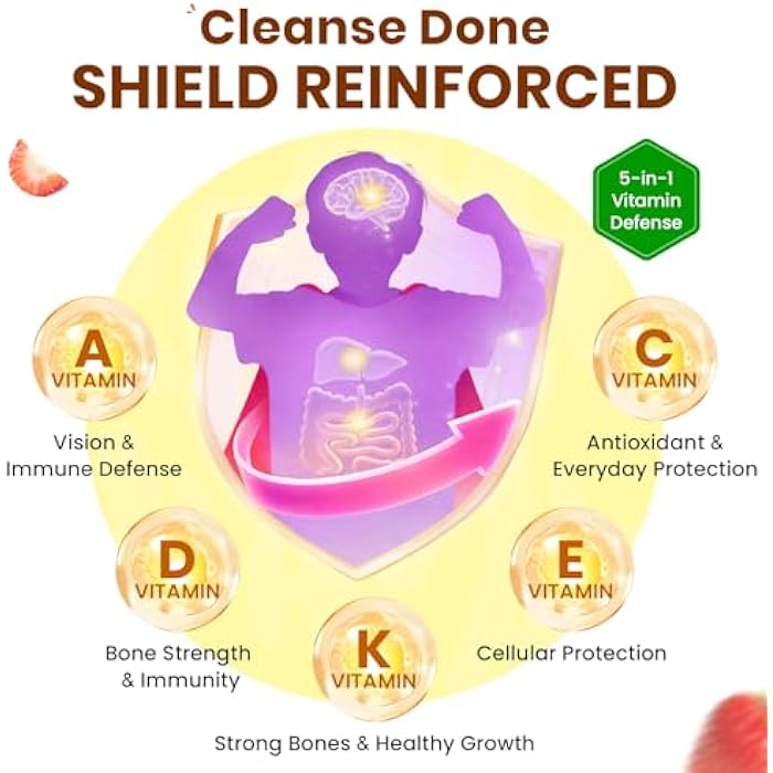 Megneta Triple-Layer Zeolite Detox & Defense for Kids with Zeolite Clinoptilolite, Chlorella, Methyl B12 & Vitamins A·C·D·E·K | Deep Cleanse, Immune Support & Full-Body Defense - Image 3