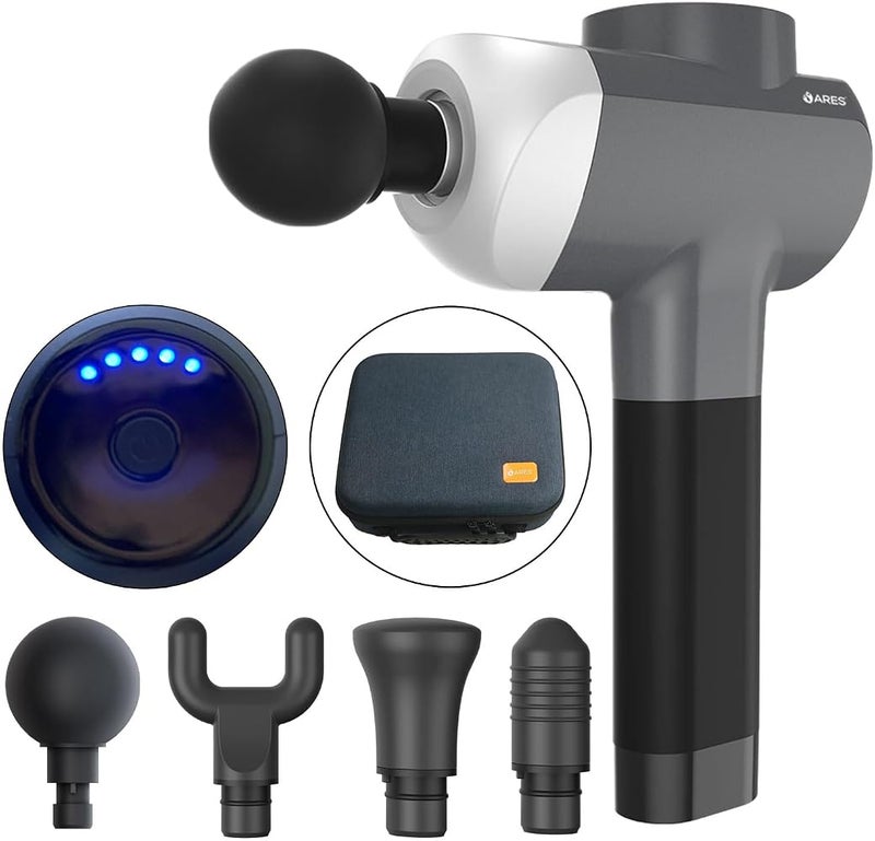 آريس ARES uFitness-2 ماساج للأسلحة، رمادي، بطارية سعة 2500 مللي أمبير ساعة، 3 خلايا - Image 1