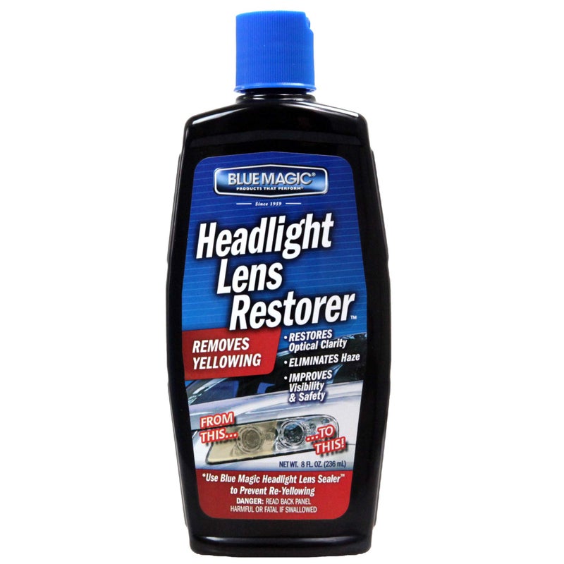 Blue Magic 725CD-06 Headlight Lens Restorer - 8 oz. - Image 5