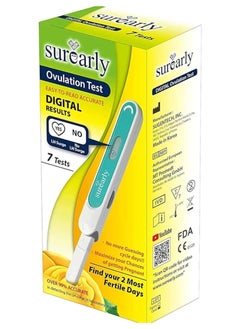 Surearly surearly Ovulation Digital Test ( 7 TESTS ) 