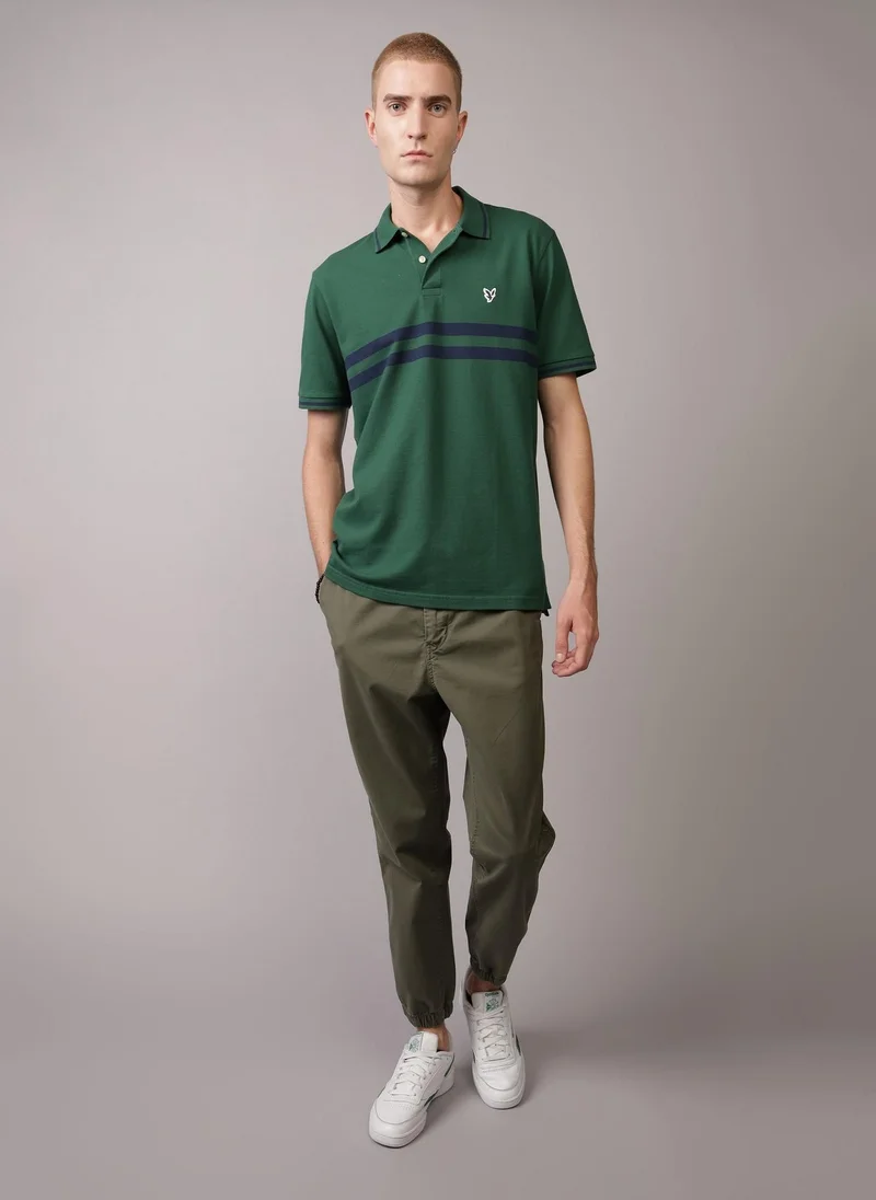 امريكان ايجل AE Striped Polo Shirt
