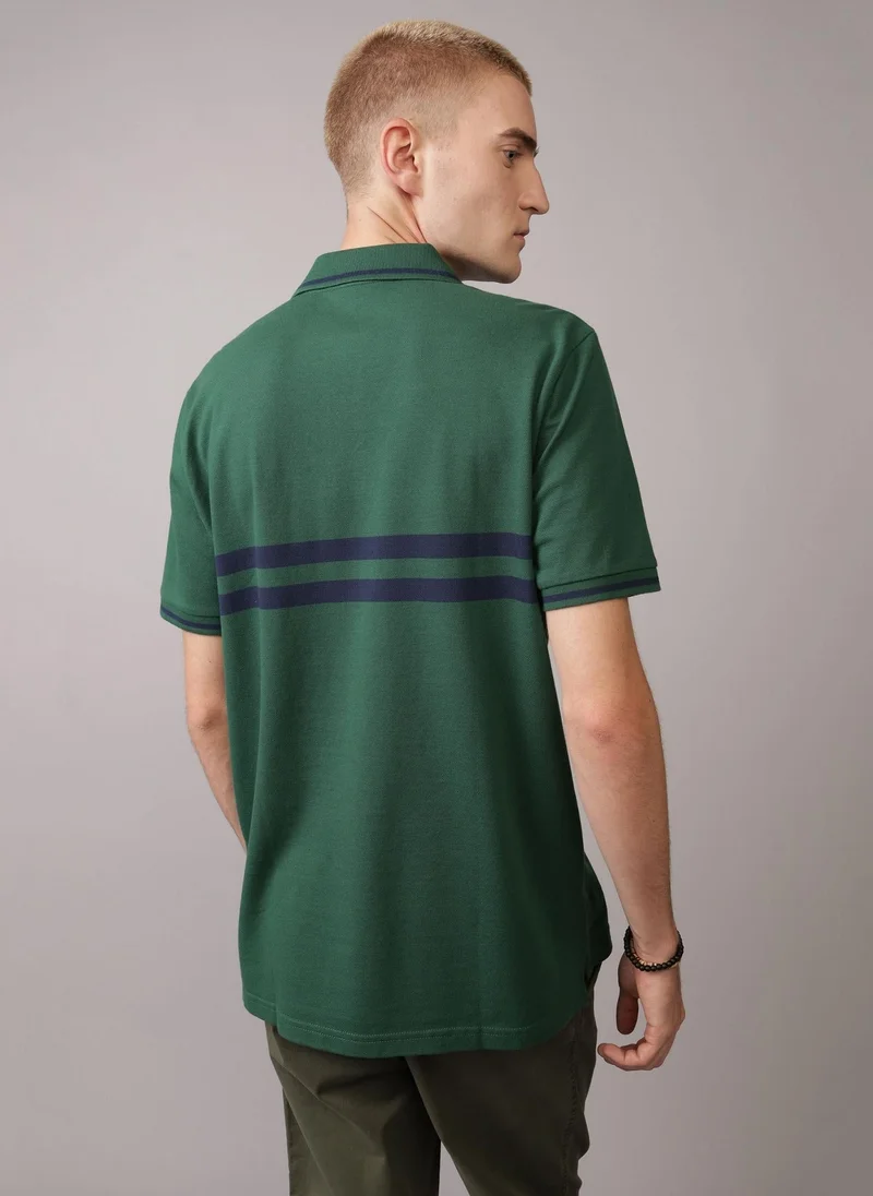 امريكان ايجل AE Striped Polo Shirt