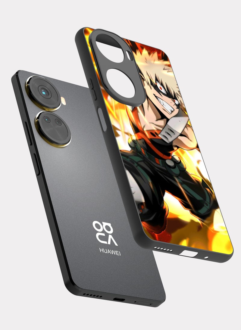 بكسلات كفر هواوي نوفا 12 اس إي بوكو نو هيرو اكاديمية كاتسوكي باغوكو اسود - Image 2