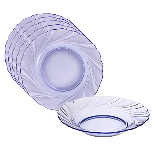 Duralex Beau Rivage Marine Soup Plate 21.5 cm 6 Pcs (3002BF/6), Medium - Image 1