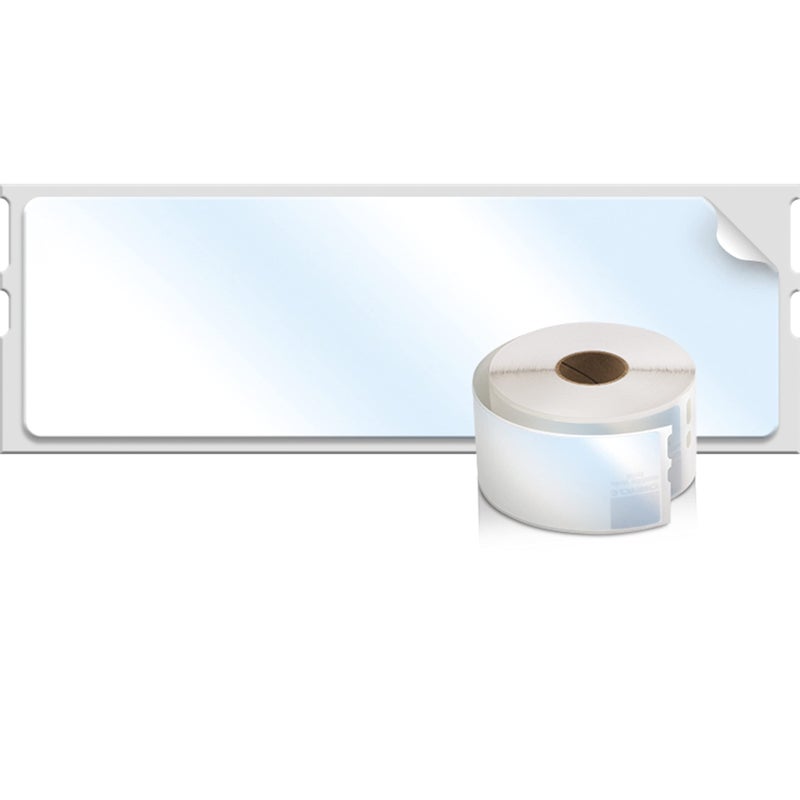 DYMO Authentic LW Clear Mailing Address Labels, DYMO Labels for LabelWriter Label Printers, 1-1/8" x 3-1/2", 1 Roll of 130 - Image 4