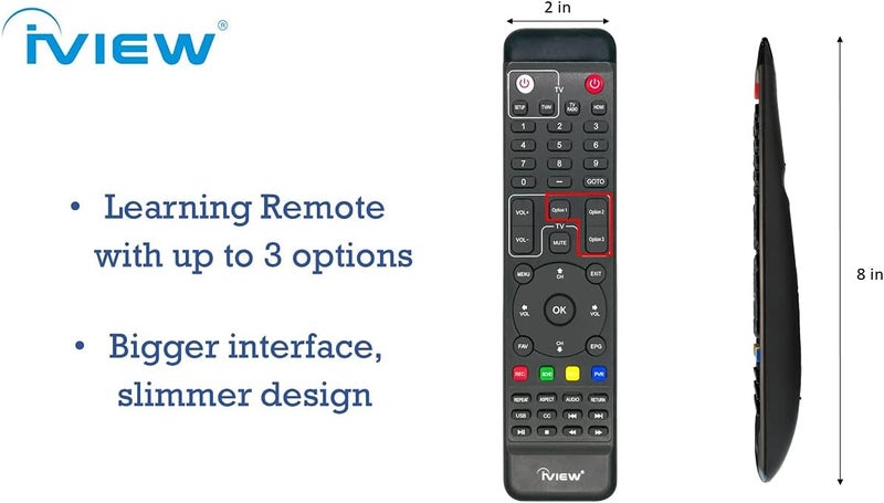 iview -3500STBA III، صندوق تحويل رقمي ATSC مع تسجيل وتشغيل وسائط، من تناظري إلى رقمي، مو tuner QAM، قناة 3/4، HDMI، A/V، USB، جهاز تحكم عن بعد ذكي (برنامج جديد) - Image 5