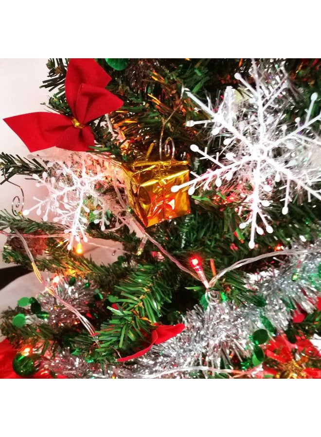 Cualfec Christmas Ornaments Hooks Christmas Tree Hanger Great for Christmas Tree Decoration - 120 / Silver - Image 5