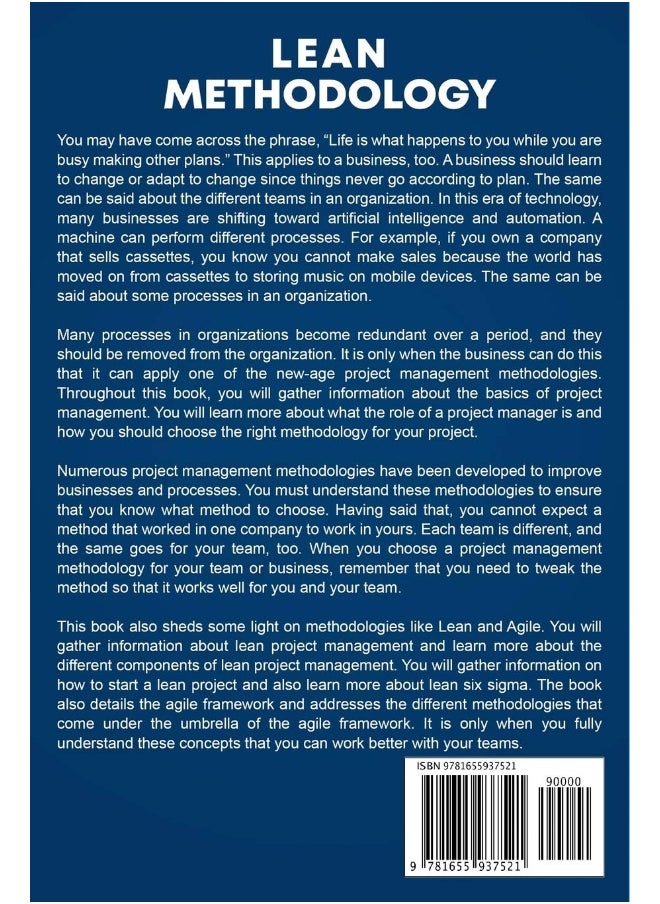 null - Independently Published Lean Methodology: A Guide to Lean Six Sigma, Agile Project Managemen - Image 1