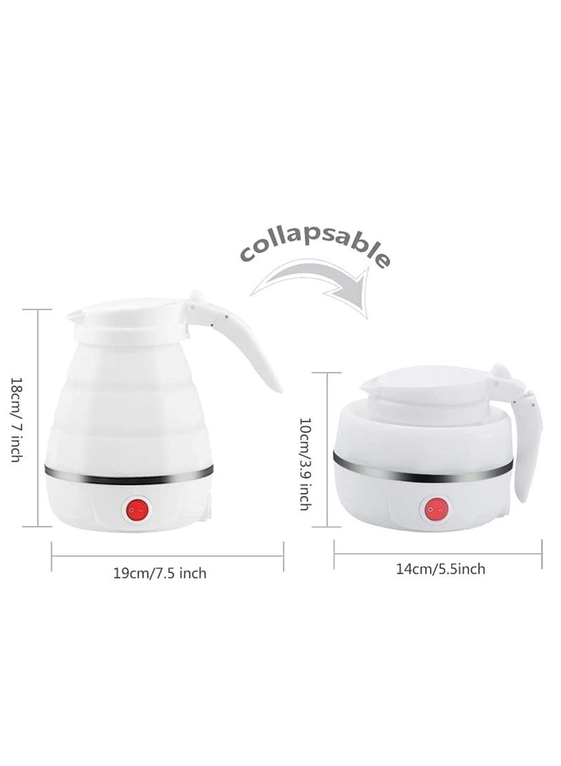 TIGER Title: Portable Silicone Mini Collapsible Electric Kettle - Compact Foldable Travel Water Heater Jug with Fast Boil Technology, Lightweight & Space-Saving Design for Travel, Camping & Everyday Use  - Image 3