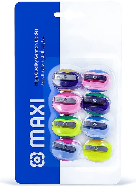 8-Piece Single Hole Sharpener Multicolour