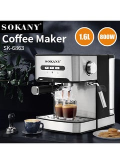 sokany Automatic Coffee Maker Italian Coffee Maker Automatic Aeropress Coffee Maker Electric Coffee Foam Maker Sokany Coffee Maker  - Image 2