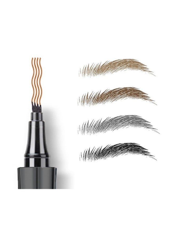 Linble Easy Fill Hair-like Eyebrow Pen, with Liquid Fork-tips Microfilling Applicator, Mimics Natural Brow Makeup by “Linble” (#1 Soft Brown) - Image 1