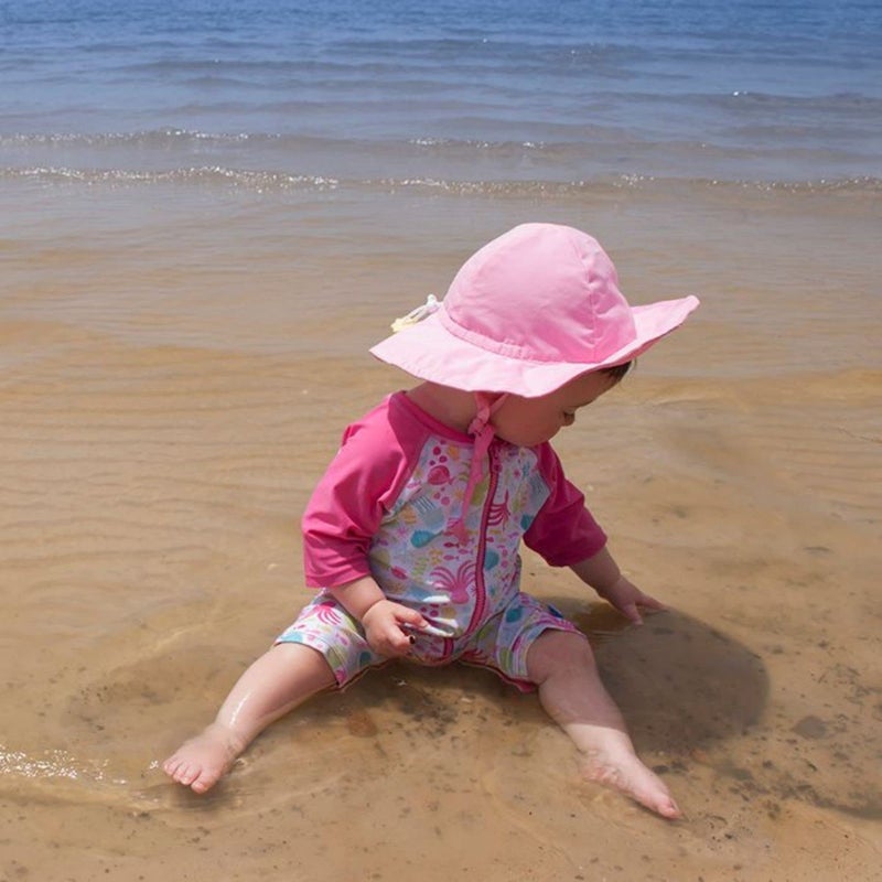 Green Sprouts Baby Brim Sun Protection Hat, Light Pink, 9-18 Months - Image 5