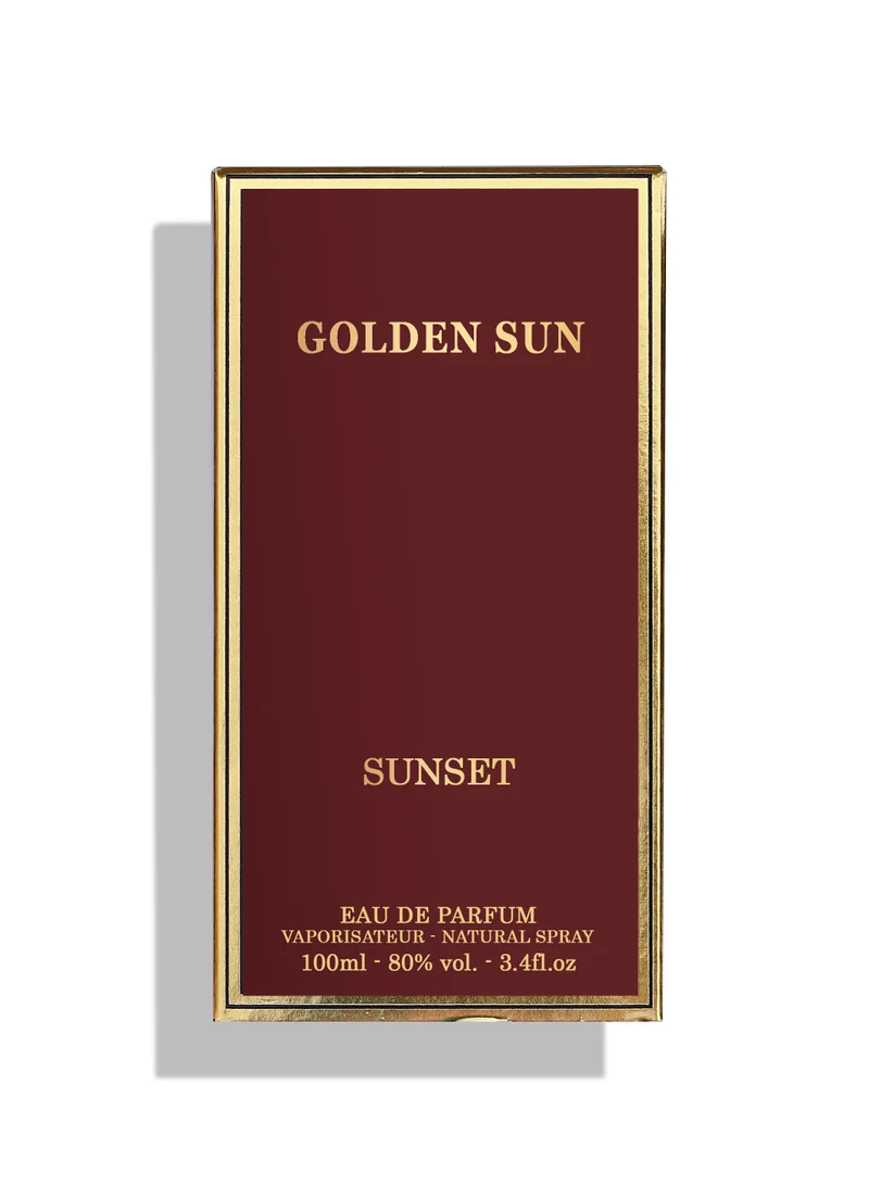 AMD Perfumes Golden Sun Sunset By AMD Perfumes Men and Women Fragrance EDP 100ml