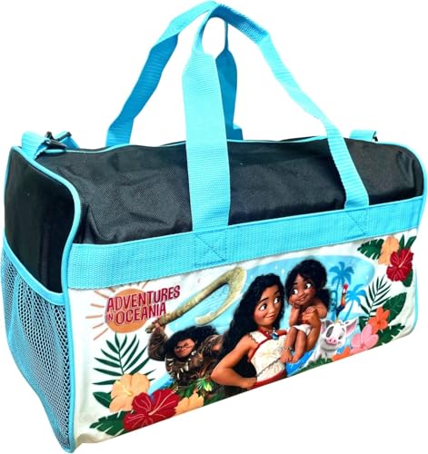 Ruz 18 Inch Kids Duffel Bag Overnight CarryOn Travel And Sports Bag Moana Adventures - Image 3