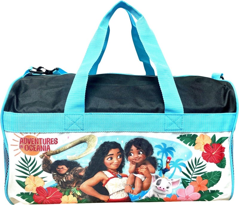 Ruz 18 Inch Kids Duffel Bag Overnight CarryOn Travel And Sports Bag Moana Adventures - Image 2