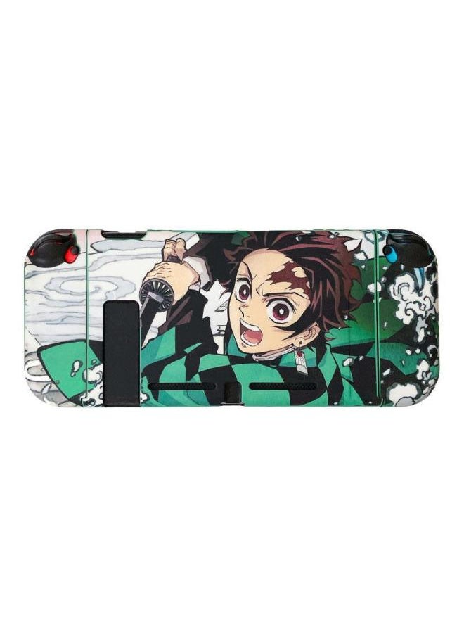 Hot Nintendo Switch Game Console Protective Cover IMD Painted Naruto TPU Soft Case Split-Model:Charcoal Zhilang Green Clothes