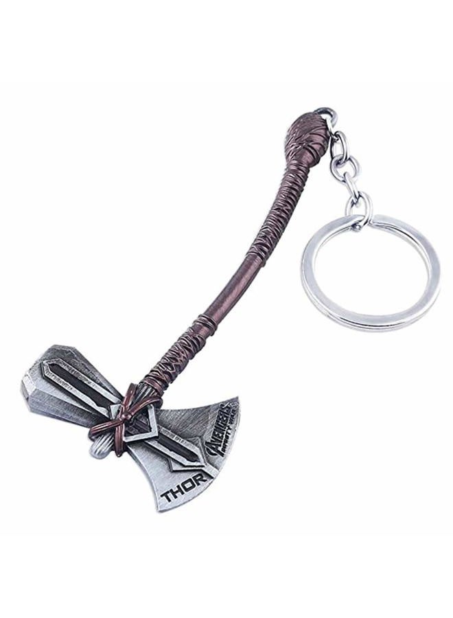 365Home 2-Pack Hammer Keychain and Axe Keychain, Cool Gifts for Men, Husband, Boyfriend - Image 2