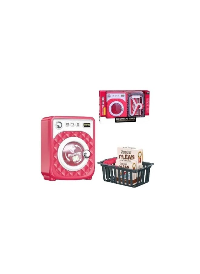 Ao Xie Toys Kids Washing Machine Toy with Cleaning Basket - 6 Pieces  - Image 3