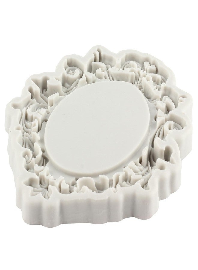YANQINMS Baroque Photo Frame Fondant Molds Picture Frames Silicone Mold Vintage Frame Chocolate Candy Mold For Birthday Wedding Cake Decorating Cupcake Topper Gum Paste Polymer Clay - Image 5
