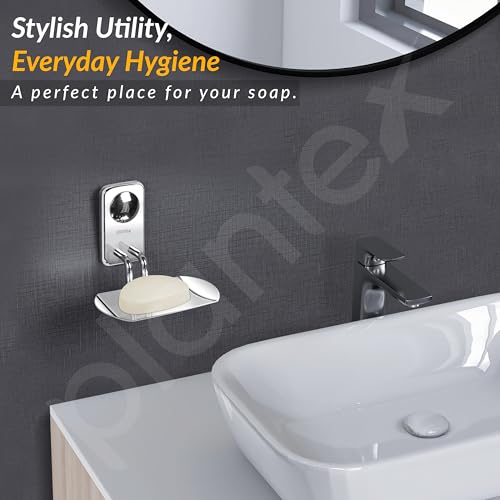 Plantex Metro Platinum Stainless Steel Soap Dish/Soap Stand/Bathroom Soap Holder/Bathroom Accessories - Image 4